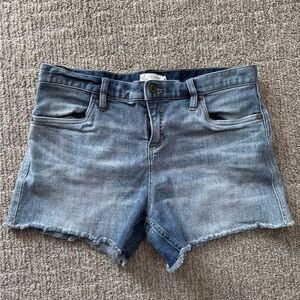 Carve Designs Blue Jean Shorts Distressed Hem